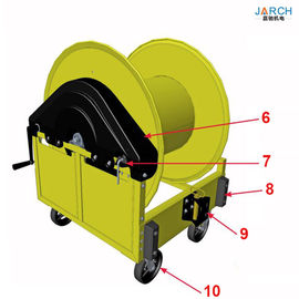 Автоматическая Retractable рукоятка колеса руки вьюрка шланга Pre подготовила PCA воздуха с машиной вьюрка шланга тележки
