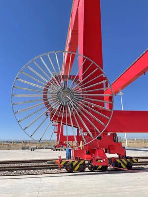 Кабельная катушка для тяжеловесных кранов, обеспечивающая стабильные возможности намотки и размотки кабелей, идеально подходит для систем надвоенных кранов