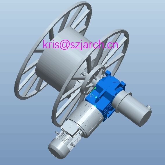 Кабельная катушка для тяжеловесных кранов, обеспечивающая стабильные возможности намотки и размотки кабелей, идеально подходит для систем надвоенных кранов